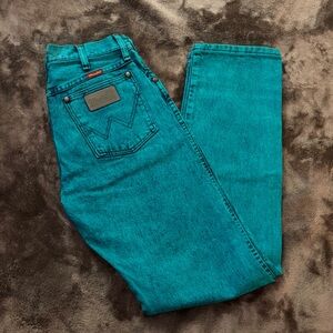 Wrangler Vintage Relaxed Fit Jeans in Teal